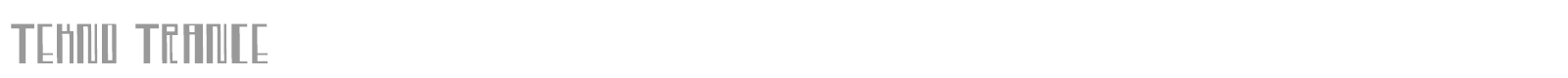 Tekno Trance font preview
